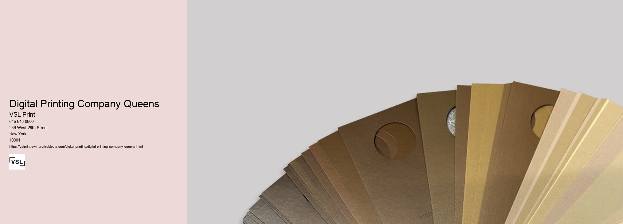 Digital Printing Company Queens
